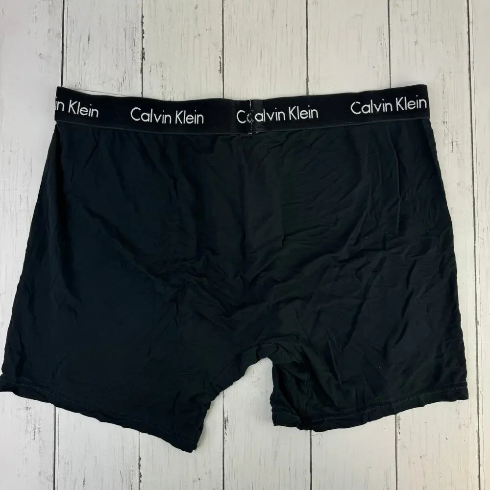 Calvin Klein Black Cotton/Lycra Modal Boxer Brief 6